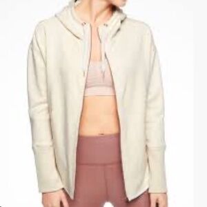 Athleta Cozy Karma Jacket in oatmeal heather